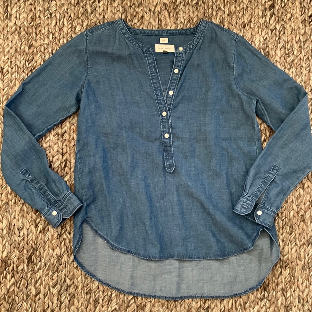 Denim long sleeve shirt